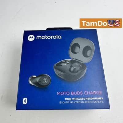 Motorola Motorola Moto Buds Charge True Wireless Earbuds, Bluetooth 5.0, Black image 1