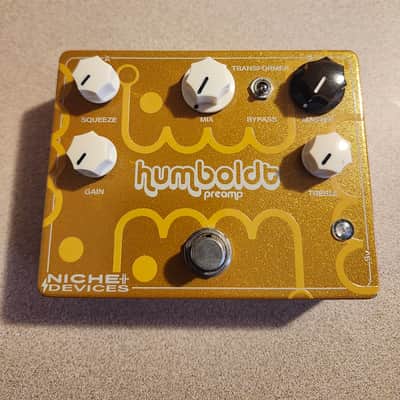Niche Devices Humboldt Preamp Pedal Deluxe Gold image 1
