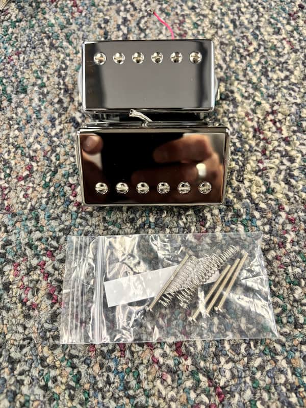 Gibson '57 classic/'57 Classic Plus Pickup Set w/Nickel Covers 2014 - Nickel image 1