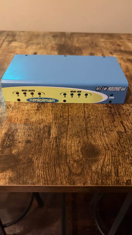 M-Audio MidiSport 4x4 USB MIDI Interface 2010s - Black image 1