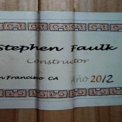 Stephen Faulk Luthier 7 String Guitar image 5