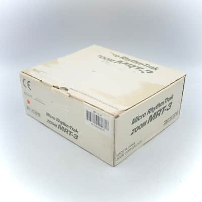 Zoom MRT-3 Micro Rhythm Trak Silver Drum Rhythm Machine With Original Box Power Supply 007376 image 13