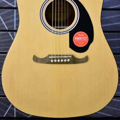 Fender FA-125 Dreadnought Natural Acoustic Guitar & Case image 1