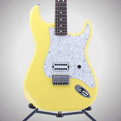 Fender Certified Pre-Owned Tom DeLonge Stratocaster, Rosewood Fingerboard, Graffiti Yellow (I8) (52115) image 1