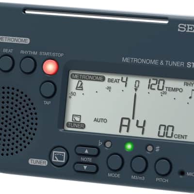 Seiko STH200B tuner and metronome *Can be used at the same time* guitar bass image 1