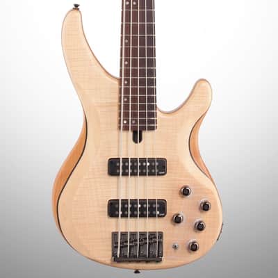 Yamaha TRBX605FM Electric Bass, 5-String, Satin Natural image 1