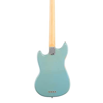Fender JMJ Road Worn Mustang Bass Daphne Blue with Gig Bag image 5