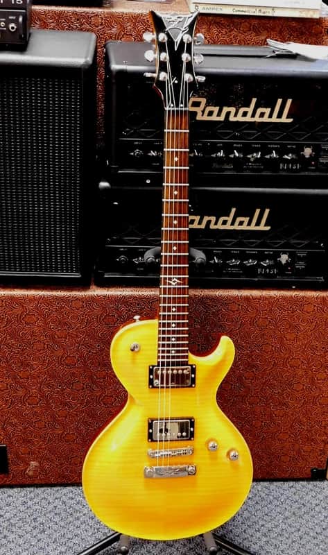 2009 DBZ Bolero Single Cut Electric Guitar! Amber Flame Maple Finish! VERY NICE!!! image 1