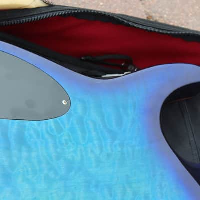 Dean Vendetta 4.0 Translucent Blue Quilted Top Guitar John Petrucci Liquifier Dimarzio Pickups! image 17