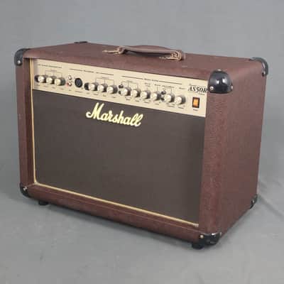Marshall Acoustic Soloist AS50R 2-Channel 50-Watt 2x8" Acoustic Guitar Combo 2000s - Brown image 4