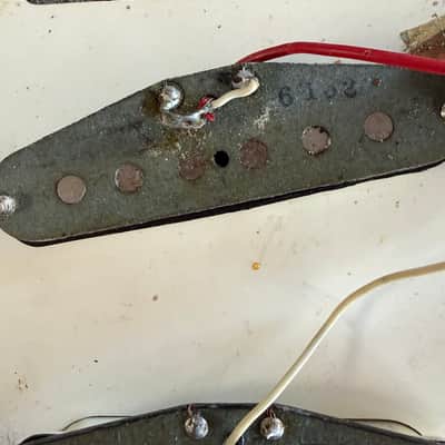 Fender Stratocaster  original 1973 pickup set image 4