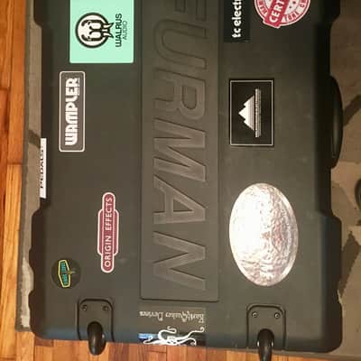 Furman Pedalboard With Power Supply SPB-8C Includes Cords and Hard Case Rolling Top Black image 4