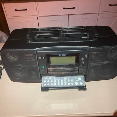 SONY CCCR ZS-6 BOOMBOX (90s) - BLACK image 3