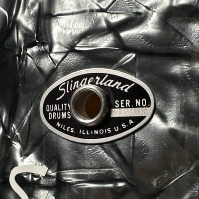 Slingerland Black Diamond Pearl (1970s) Vintage Drum Set image 7