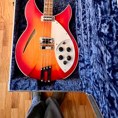 Rickenbacker 90th Anniversary 4005XC 2021 - Amber Fireglo image 1