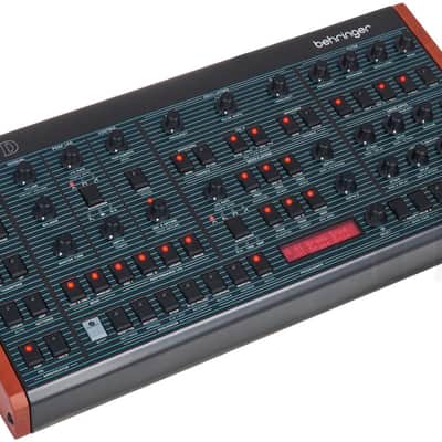 Behringer UB-Xa D 16-Voice Desktop Synthesizer 2024 - Present - Blue with Wood Sides image 1