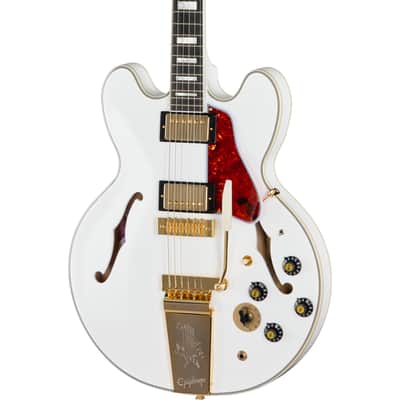 Epiphone Alex Lifeson Signature 1976 ES-355 Reissue Semi-Hollow Electric Guitar - Alpine White image 1