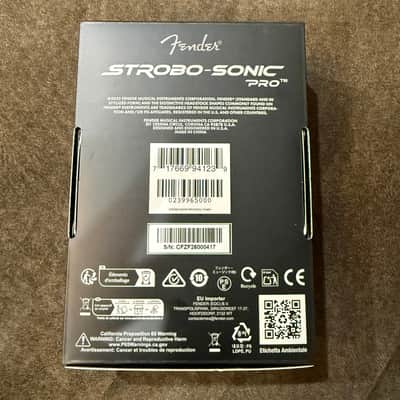 Fender Strobo-Sonic Pro Tuner 2025 - Present - Black Brand New Strobe image 7