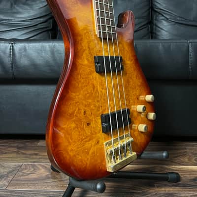 Dean Jeff Berlin Player Signature Bass Mid-2010 - Trans Braziliaburst image 3