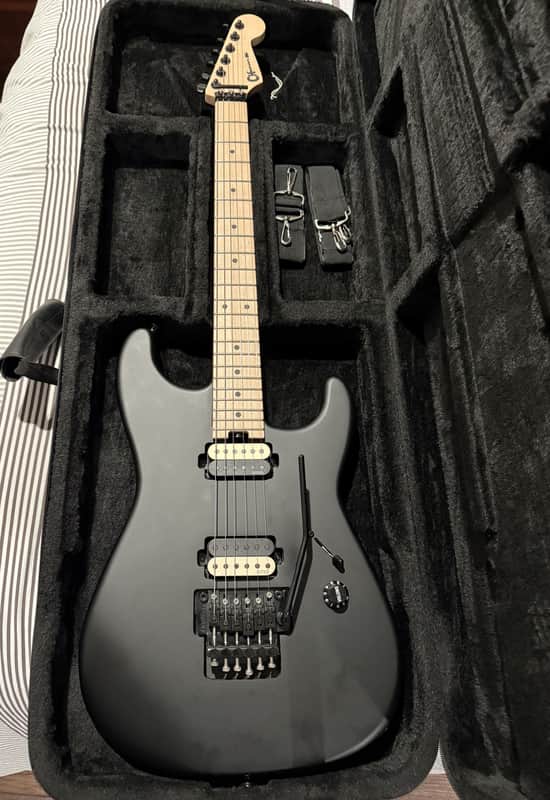 Charvel Jim Root Signature Pro-Mod San Dimas Style 1 HH FR M 2022 - Present - Satin Black image 1