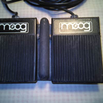 Very Rare! Moog 1122 Dual Footswitch Pedal for Memorymoog 1980s - Black