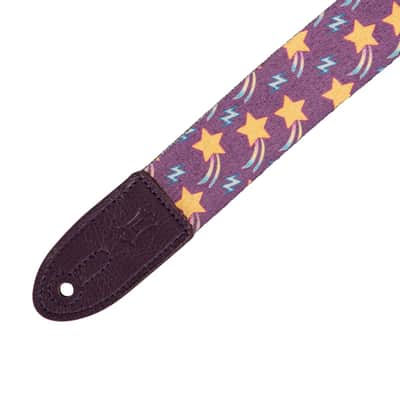 Levy's Junior Poly Series 1 1/2 inch Wide Kids Guitar Strap, Shooting Star image 3