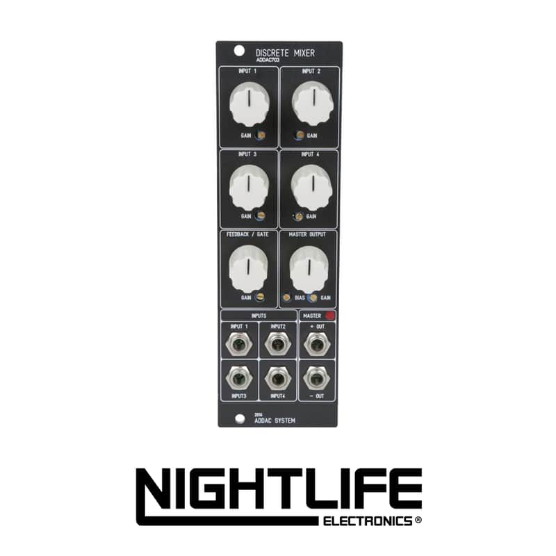 ADDAC System ADDAC703 Discrete Mixer Black image 1