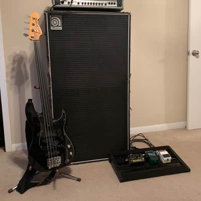 Fender Tony Franklin Artist Series Signature Fretless Precision Bass 2006 - Present - Black image 3