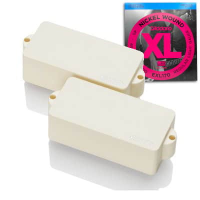 EMG P 4 String Precision Bass® Pickup - Ivory (FREE STRINGS) image 1