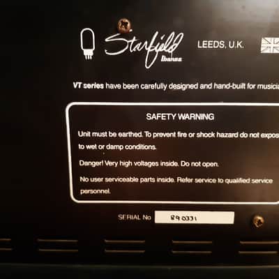 Amplificatore Ibanez Starfield vt 100 1989 Nero Bild 5