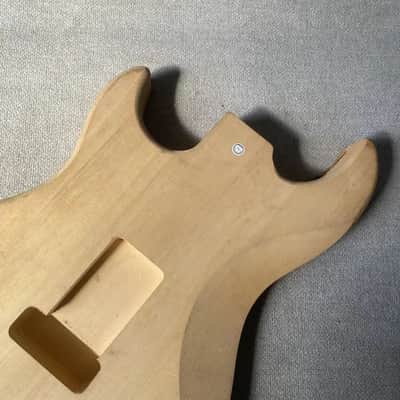 Tiger Maple Top Basswood Guitar Body image 9