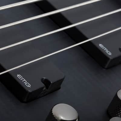 Schecter Stiletto Studio-5 See-Thru Black Satin image 8