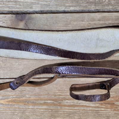 Original 1953 Bobby Lee No-Mishap Guitar Strap *Brown Leather* image 3