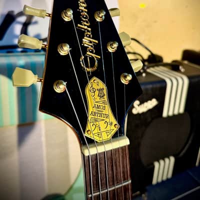 Epiphone Joe Bonamassa Signature '58 "Amos" Korina Flying V - Korina - Indonesia image 9