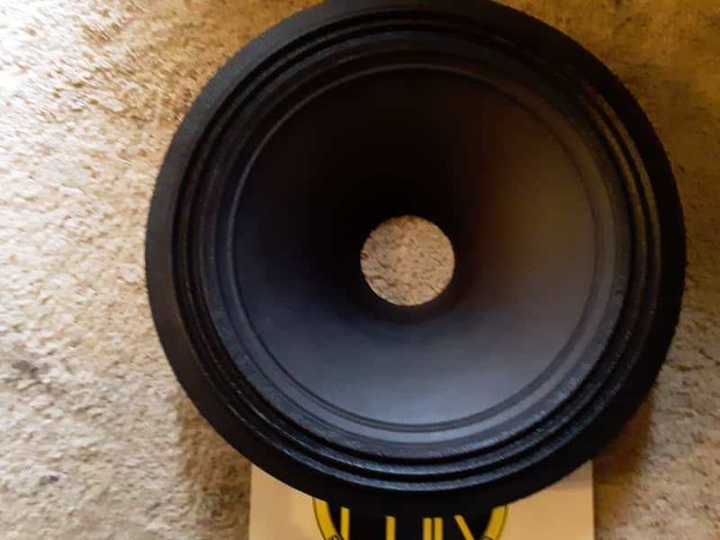 12" ELECTRO VOICE 12L & MORE RECONE 12" CONE BLACK GUITAR SPEAKER PA SPEAKER PMR image 1
