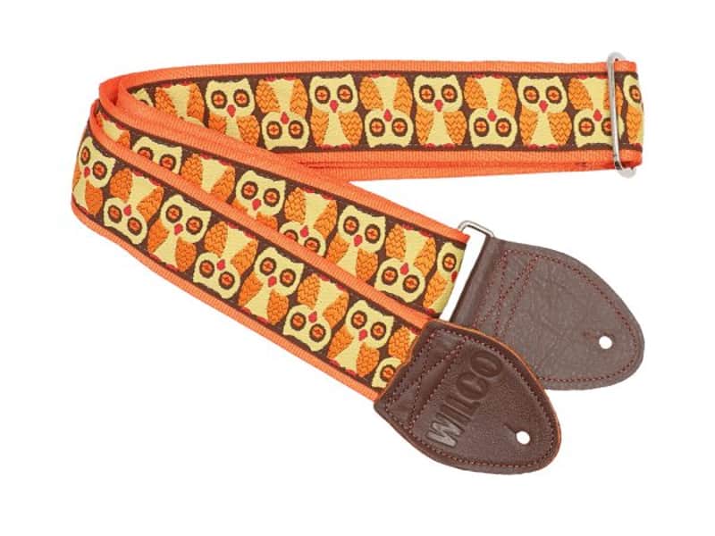 Souldier Wilco Signature Brown/Yellow Owls Guitar Strap *Free Shipping in the USA* image 1