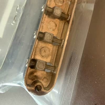 Rickenbacker 4001 and 4003 Bass bridge and saddles [unused original part] image 4