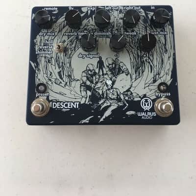 Walrus Audio Descent Digital Reverb Octave Machine Octaver Guitar Effect Pedal image 1
