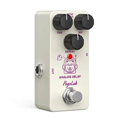 New POGOLAB Delay Guitar Pedal Analog Delay Electric Guitar Pedal True Bypass DC 9V