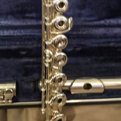 Emerson Intermediate Open-Hole Flute with Original Hard Case & Cleaning Rod - Oct 1992 Vintage image 6