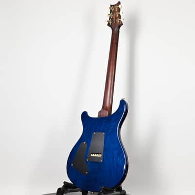 PRS Custom 24 Wood Library w/ 10-Top, Brazilian Rosewood, & 58/15 LT Pickups- Violet Blue Burst 2026 (0423892) image 16
