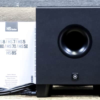 Yamaha HS8S Powered Subwoofer 150-Watt 8" Bass-Reflex Powered Studio Subwoofer image 7