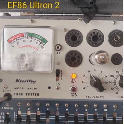 Set of 3 Ultron EF86 Tubes – Mesh Shield (Tested Good) image 5