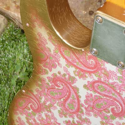 DY Guitars Brad Paisley tribute Pink Paisley relic esquire / tele body PRE-BUILD ORDER image 4