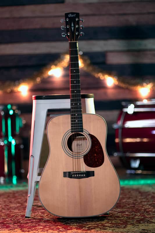 Cort Earth Series Acoustic Dreadnought Guitar Earth 70 - Open Pore Bild 1