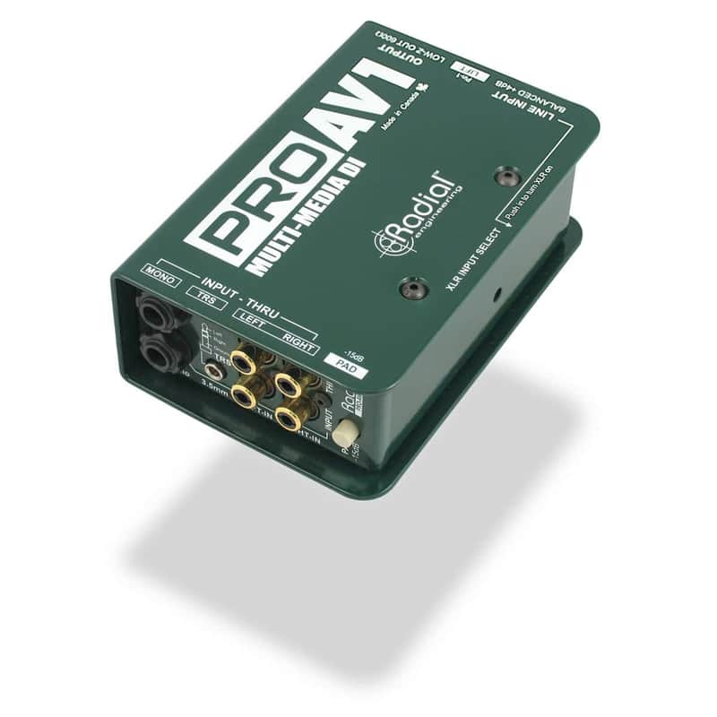Radial ProAV1 | Single Channel Passive Direct Injection Box image 1
