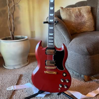 MINTY Gibson SG Standard ‘61 | MOD Collection - Evil Scarlet Satin image 13