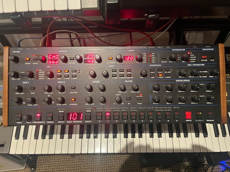 Dave Smith Instruments OB-6 Desktop 6-Voice Polyphonic Synthesizer 2017 - Present - Black image 1