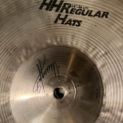 Sabian 14" HH Hand Hammered Regular Hi-Hat Cymbals (Pair) - Natural Bild 6