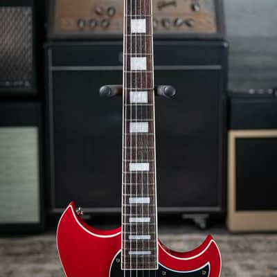 Reverend Sensei Jr. Electric Guitar - Transparent Cherry image 4